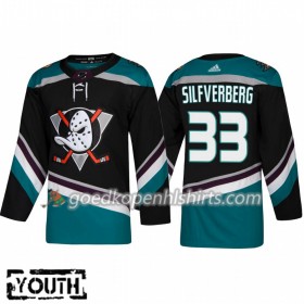 Anaheim Ducks Jakob Silfverberg 33 Adidas 2018-2019 Alternate Authentic Shirt - Kinderen